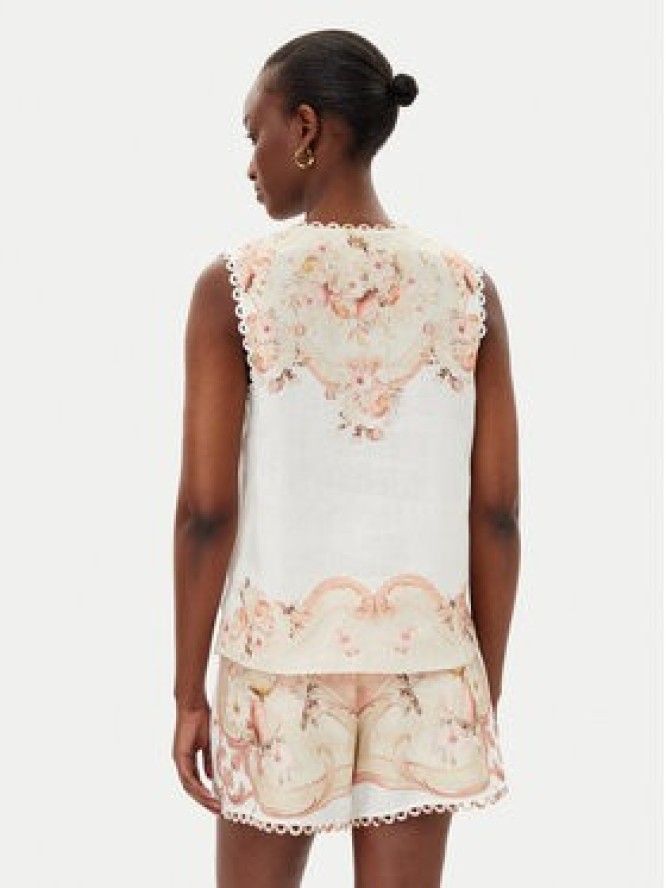 TWINSET Bluzka 251TT2442 Beżowy Regular Fit