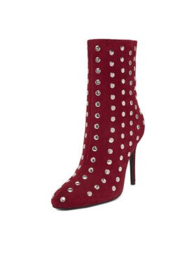 Eva Minge Botki EO-MARY-121949 Bordowy