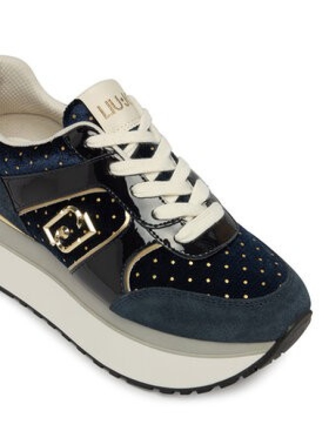 Liu Jo Sneakersy Maxi Wonder Plus 02 BF6009 PX901 Granatowy