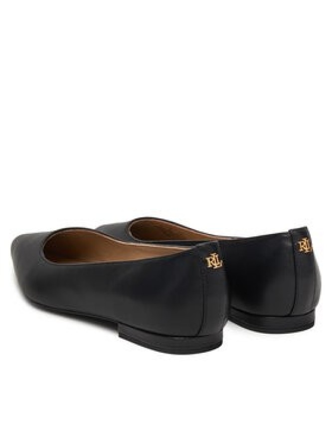 LAUREN RALPH LAUREN Baleriny Londyn 802P09039001 Czarny