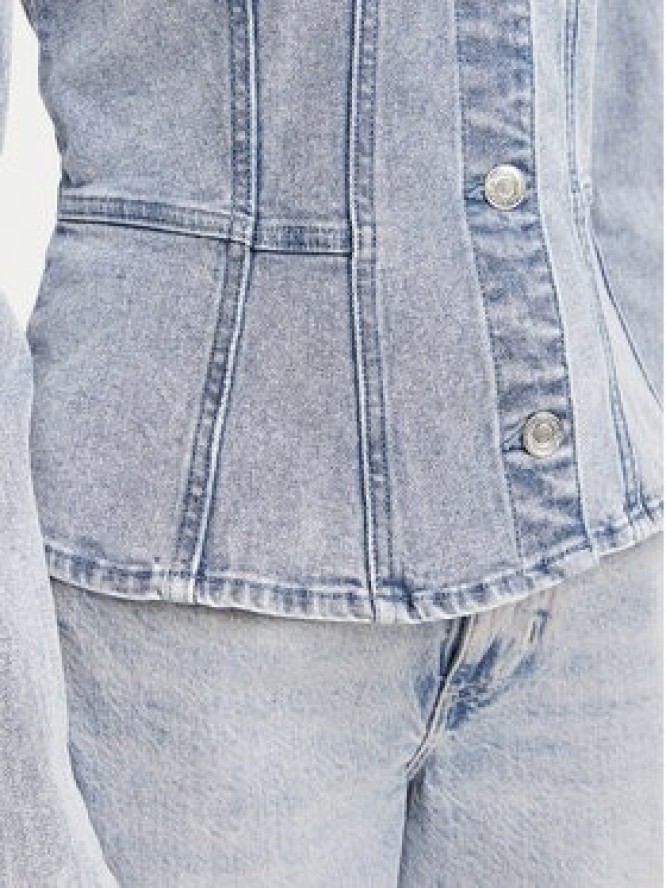 Morgan Kurtka jeansowa 262-VILIKA Niebieski jasny Slim Fit