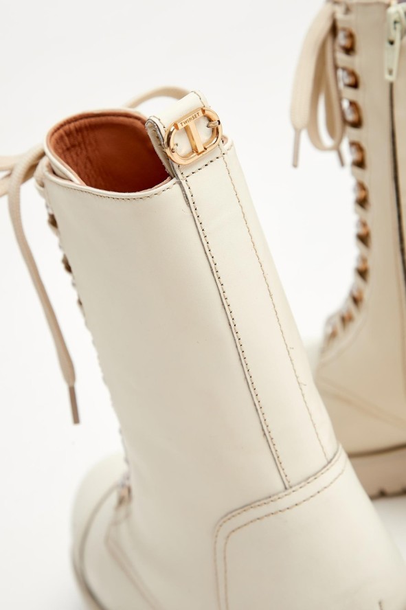 Trapery damskie skórzane TWINSET