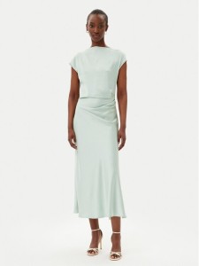 Imperial Sukienka koktajlowa AEAOJBA Zielony Regular Fit