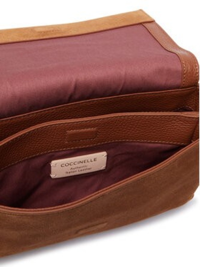 Coccinelle Torebka P6P Boheme Suede Bimaterial E1 P6P 12 01 01 Brązowy