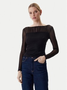 Guess Bluzka W6RP04 KBAH2 Czarny Regular Fit