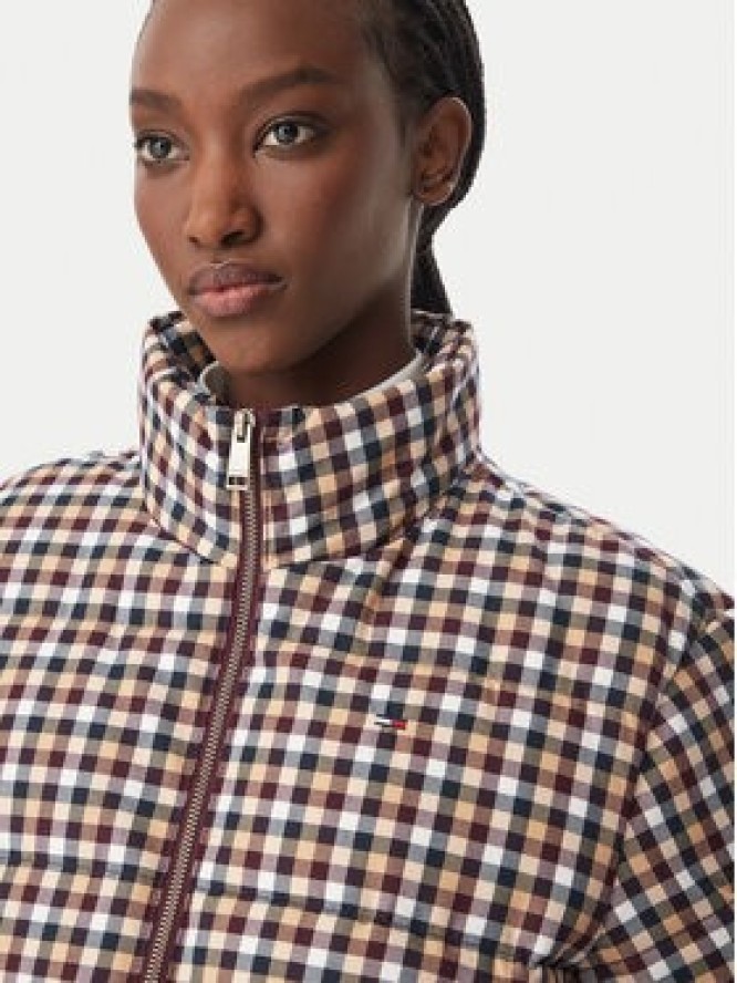 Tommy Jeans Kurtka przejściowa DW0DW23578 Kolorowy Cropp Fit