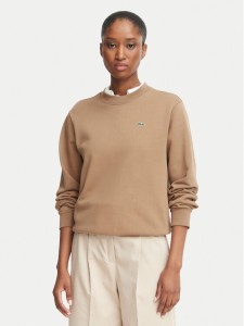 Lacoste Bluza SF5270 Brązowy jasny Regular Fit