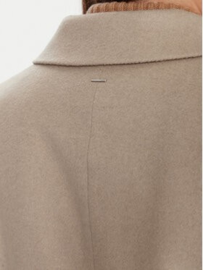 BOSS Płaszcz wełniany Classin 50548371 Beżowy Regular Fit