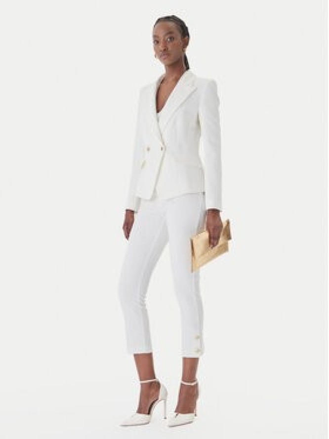 Rinascimento Marynarka CFC0128643003 Biały Regular Fit