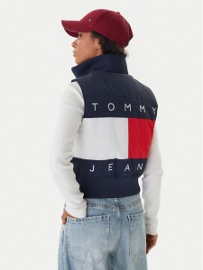 Tommy Jeans Bezrękawnik DW0DW22038 Granatowy Regular Fit