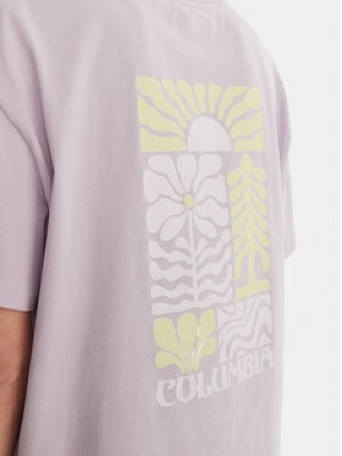 Columbia T-Shirt Rolling Bend™ 2120031 Fioletowy Oversize
