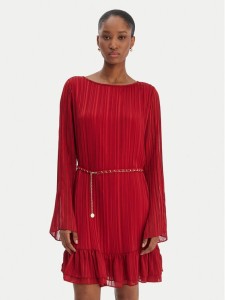 Guess Sukienka codzienna W6RK37 WJ712 Czerwony Regular Fit