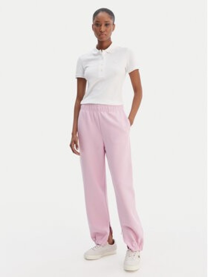 Lacoste Spodnie dresowe XF5244 Różowy Regular Fit