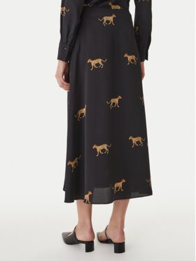 LOLA CASADEMUNT Spódnica maxi LS2608008 Czarny Regular Fit