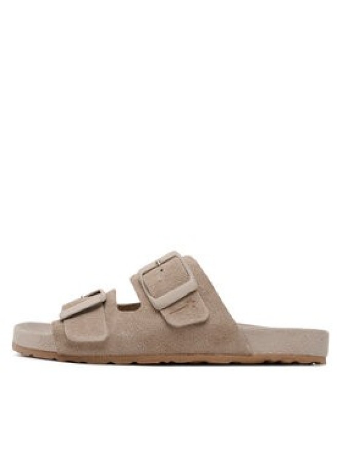 Manebi Klapki Suede Traveler Nordic Sandals W 1.9 RT Brązowy
