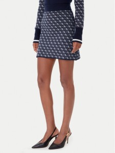 Guess Spódnica ołówkowa W5BD81 Z3JD2 Granatowy Slim Fit