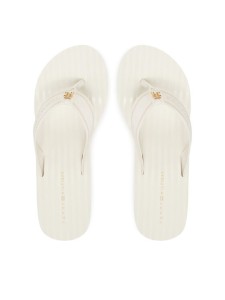 Tommy Hilfiger Japonki Th Stripes Wedge Beach Sandal FW0FW08521 Biały