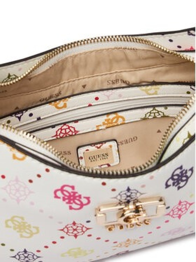 Guess Torebka Emelie Logo HWGM99 28180 Biały