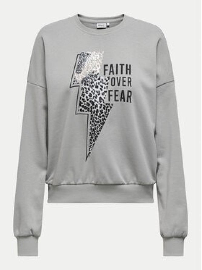 ONLY Bluza Runa 15313683 Szary Regular Fit