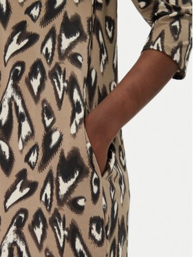 Fransa Sukienka codzienna 20612138 Beżowy Regular Fit