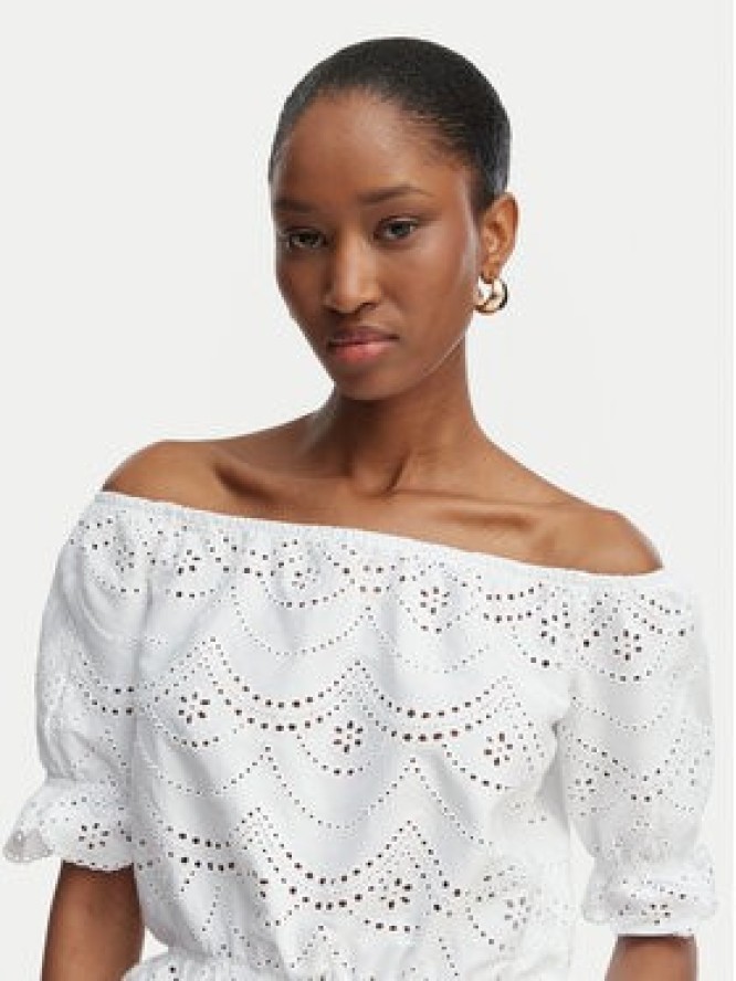 Guess Bluzka W6GP47 K3336 Biały Regular Fit