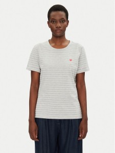 Fransa T-Shirt 20615521 Szary Regular Fit