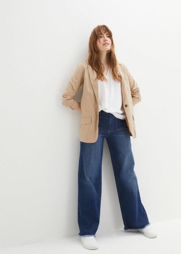 Bluzka z krótkim rękawem i dekoltem w serek