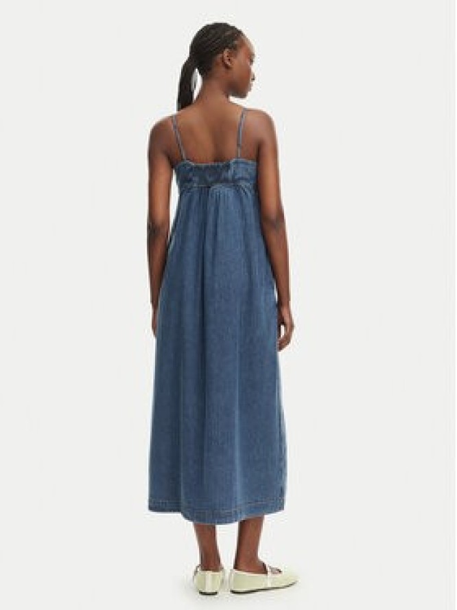 Tommy Jeans Sukienka jeansowa DW0DW22342 Niebieski Slim Fit