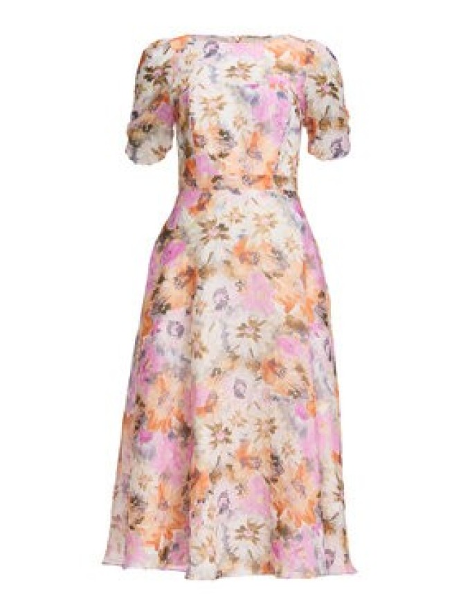 Swing Sukienka koktajlowa 5AJ02300 Kolorowy Regular Fit