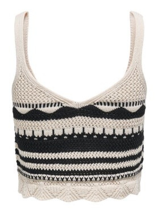 ONLY Top Merida 15344404 Czarny Regular Fit