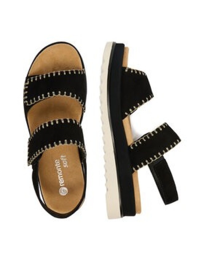 Remonte Sandały CEO-D3P50-02 Czarny