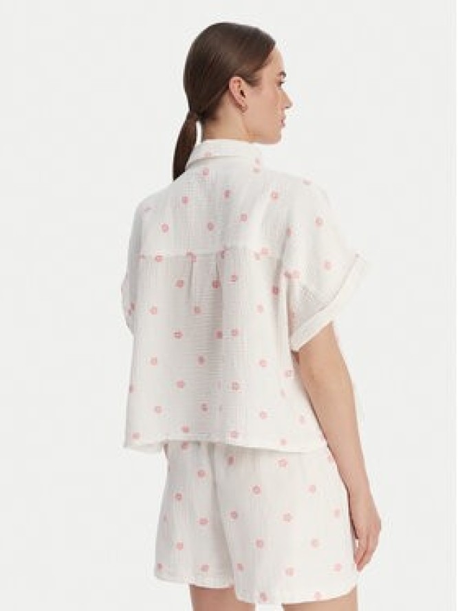 Roxy Koszula W126-RXLST-1023-01P Biały Oversize