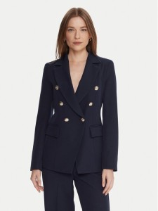 Maryley Marynarka 25IB139/43BL Granatowy Regular Fit