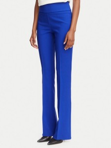 Rinascimento Spodnie materiałowe CFC0130140003 Niebieski Flare Fit