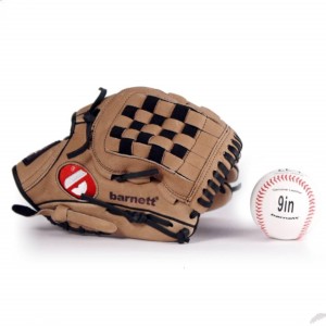 Rękawice skórzane baseballowe i zestaw piłek GBSL-3 Senior (SL 110, LL1)