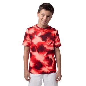 ęca koszulka sportowa Siroko Sports Tee Pattern Red K