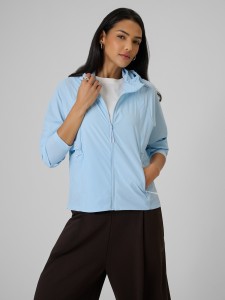 4F Kurtka przejściowa damska - niebieska XS