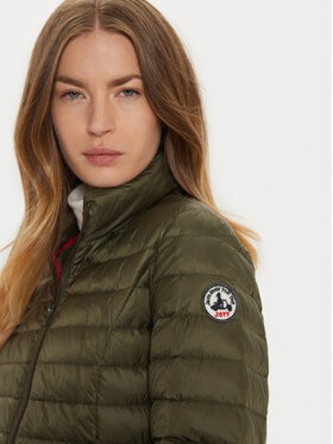 Jott Kurtka puchowa Cha P000WDOW02 Zielony Slim Fit