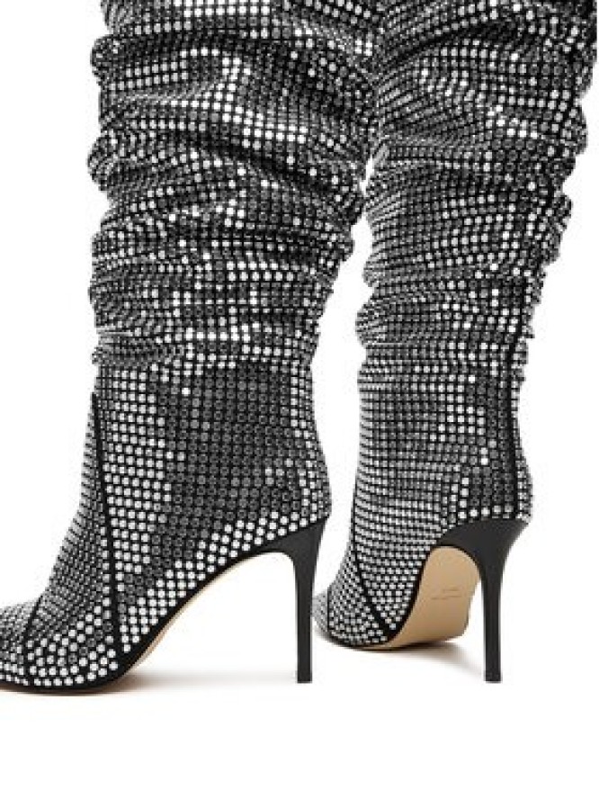 MICHAEL Michael Kors Kozaki Dawn Heeled Boot 40F5DWHB7S Srebrny