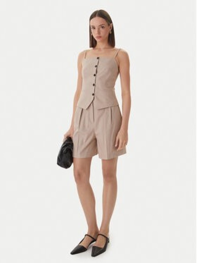 HUGO Szorty materiałowe Hamonu 50559853 Beżowy Relaxed Fit