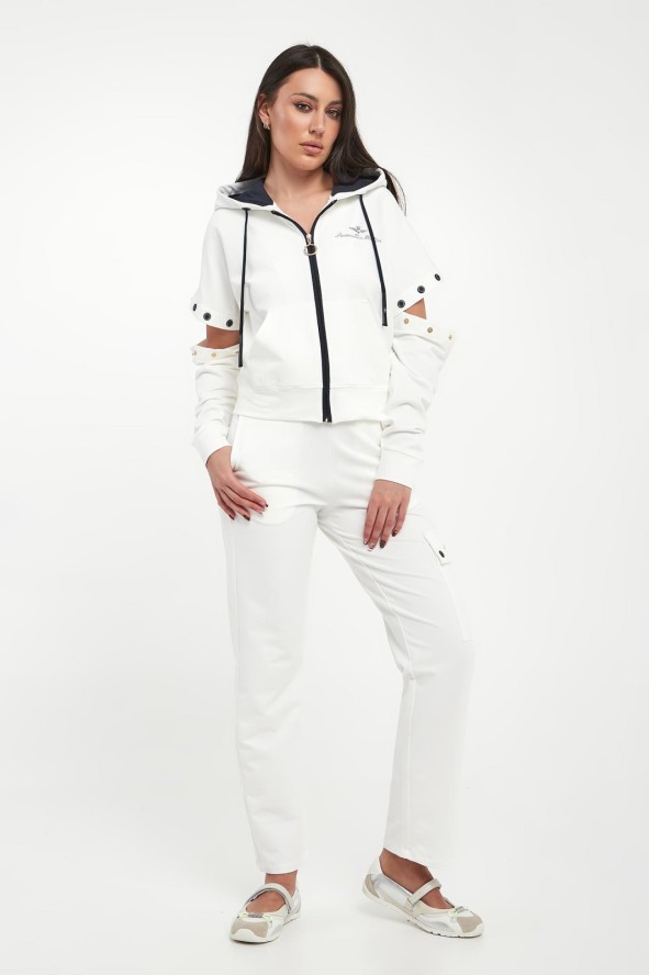 Bluza damska z odpinanymi rękawami AERONAUTICA MILITARE