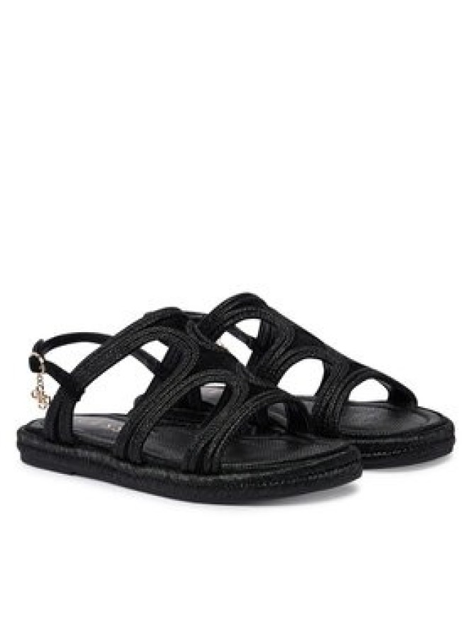 Guess Sandały FLJKLR FAB03 Czarny