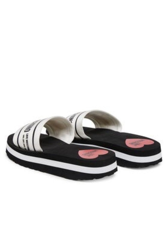 LOVE MOSCHINO Klapki JA28334G0MIX6100 Biały