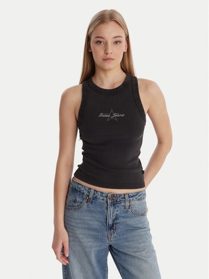 Guess Jeans Top 180345 Czarny Classic Fit