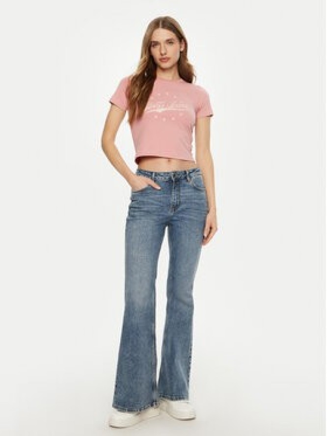 Guess Jeans T-Shirt W5RI59 J1314 Różowy Regular Fit