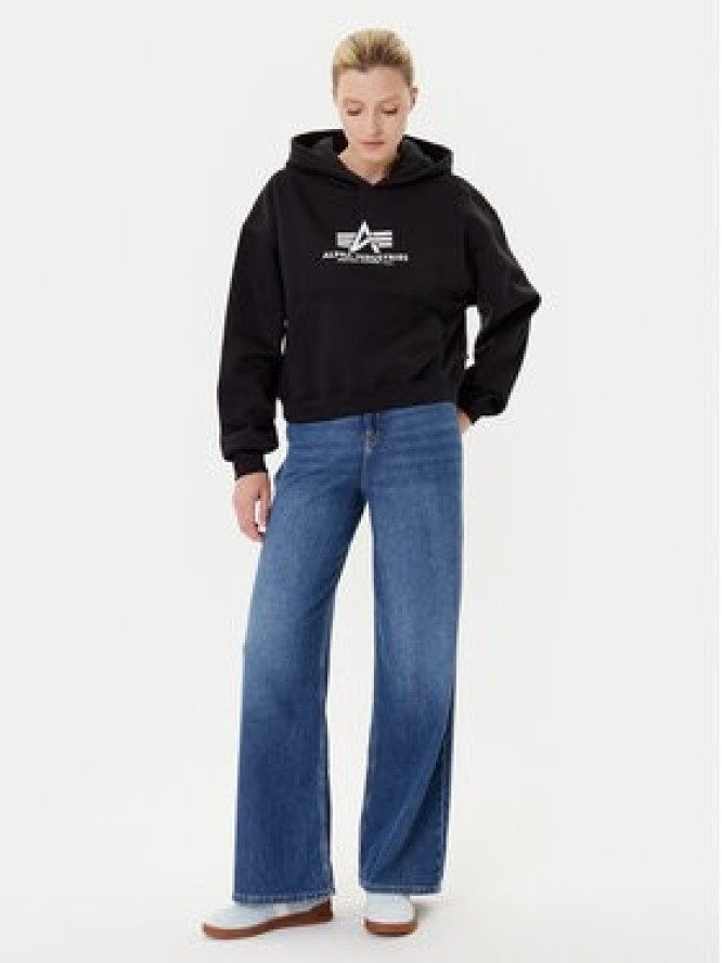 Alpha Industries Bluza Basic 258040 Czarny Regular Fit