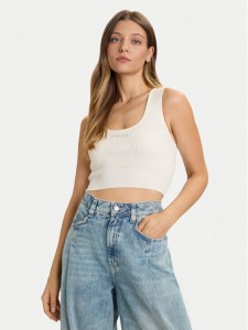 Guess Top V5BP05 Z3JD2 Beżowy Slim Fit