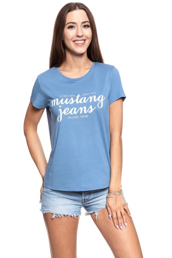 MUSTANG T SHIRT DAMSKI Alina C Print Quiet Harbour 1009402 5407