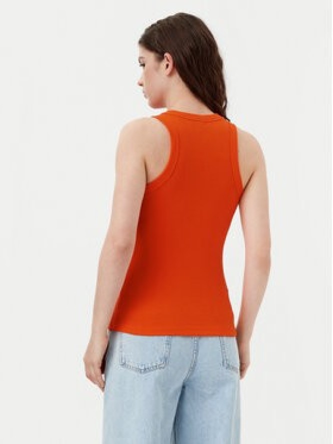 HUGO Top Easy 50508857 Pomarańczowy Slim Fit