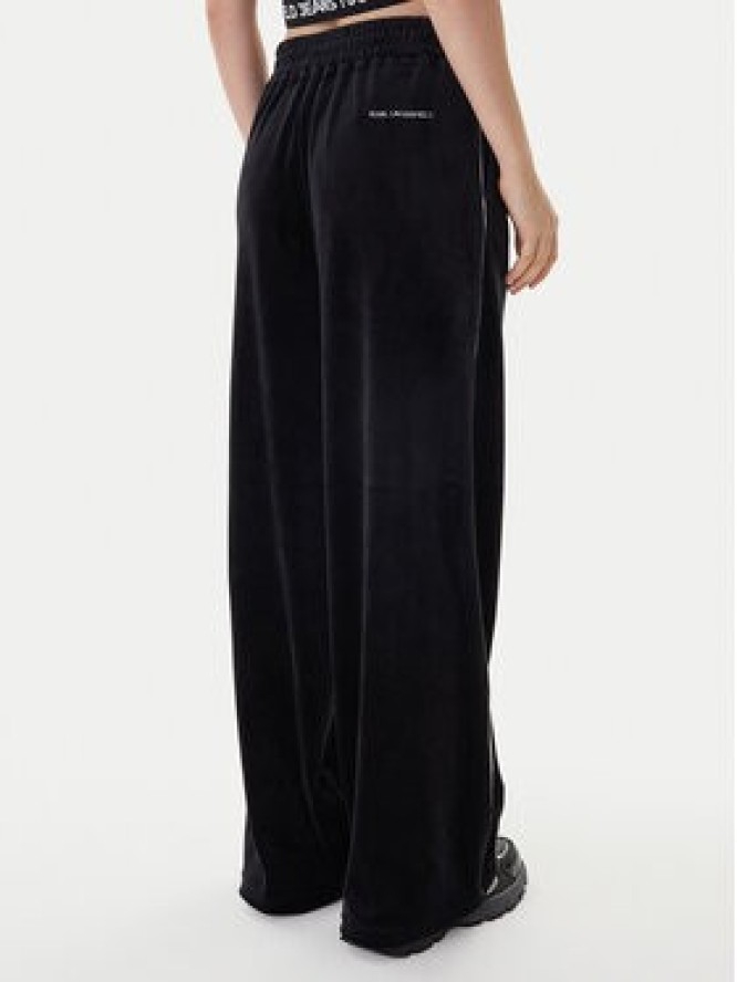 KARL LAGERFELD Spodnie dresowe B1W10022 Czarny Regular Fit